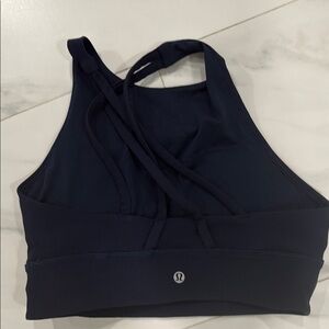 Lululemon Athletica Blue Sports Bra Medium Impact